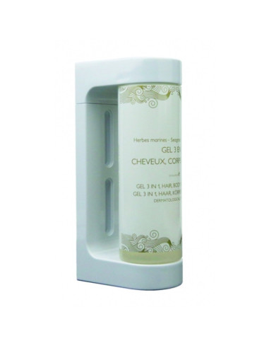 Porte flacon mural en ABS Blanc pour flacons...