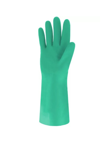 Gants nitrile vert floqué 30 cm - Norme...