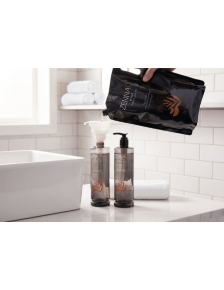 Entonnoir pliable en silicone pour remplissage Flacon Zennao