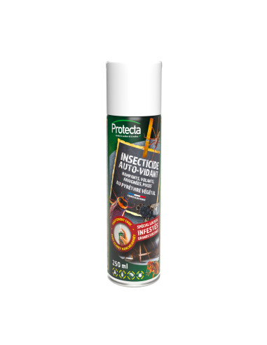 Protecta - Aérosol Insecticide Auto-Vidant - volants et rampants - 250ml
