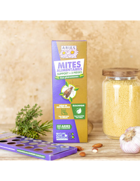 Aries - Mites alimentaires - Lot de 3 pièges