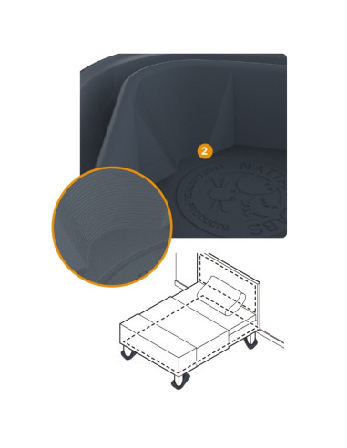 Piège anti-punaises de lit Nattaro Bed Bug Stopper à placer sous un pied de lit
