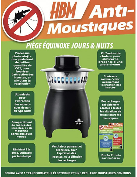 Equinoxe Piège extérieur pour Moustiques