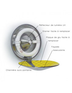 Destructeur insectes décoratif Insect-O-Cutor AURA Noir 2