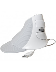 Souris verticale Ergonomique Filaire Dacomex Blanche
