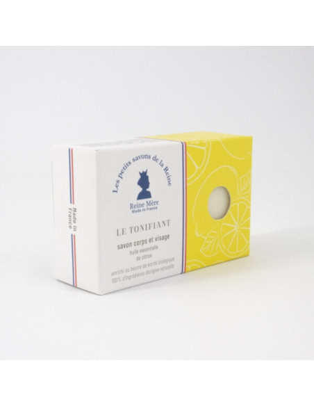 Savon "Le Tonifiant" Huile essentielle de Citron - 100% Naturel - Made in France