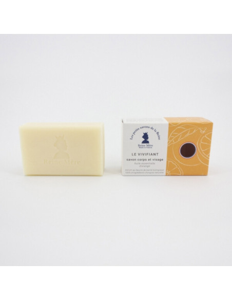 Savon "Le Vivifiant" Huile essentielle d'Orange - 100% Naturel - Made in France