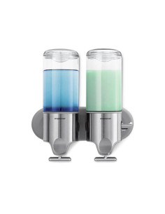 Distributeur de Savon Mural - Double Pompe - 2 x 444ml -...