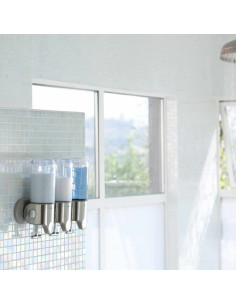 Distributeur de Savon Mural - Triple Pompe - 3 x 444ml -... 2